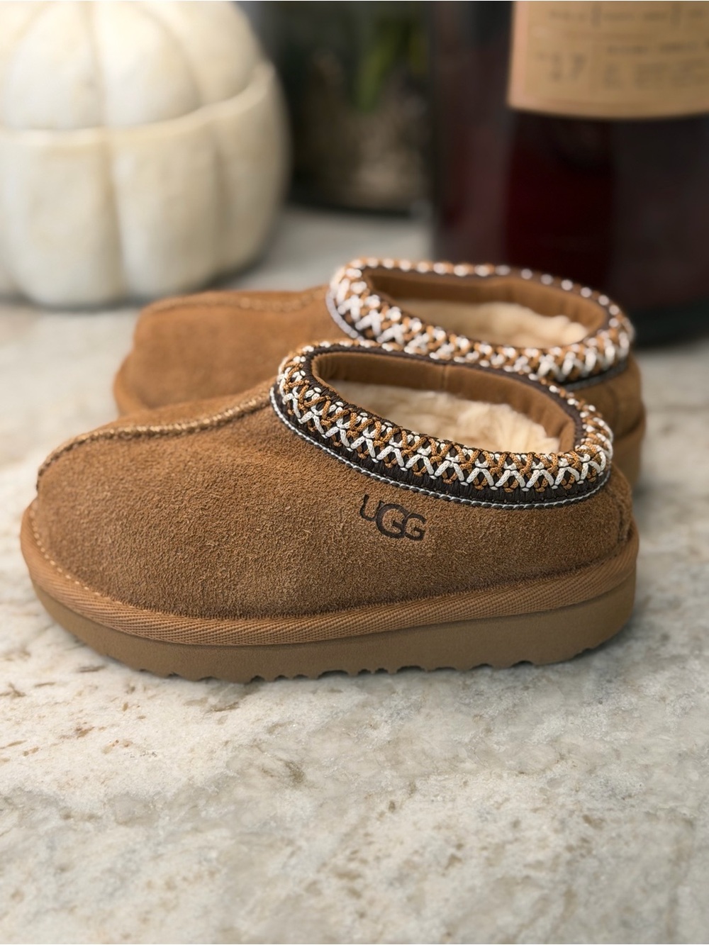 UGG Toddler Tasman II Slipper Chestnut Size 7 NWOT